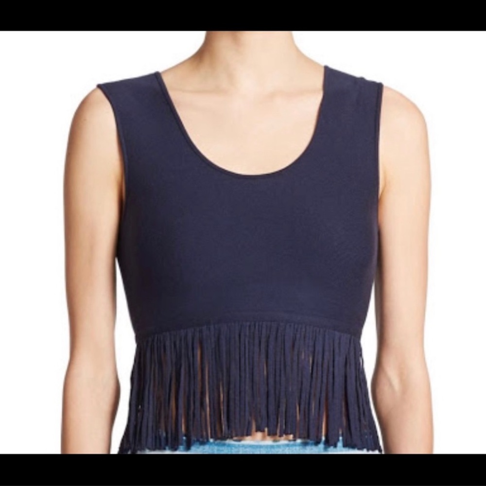 Fringe crop top